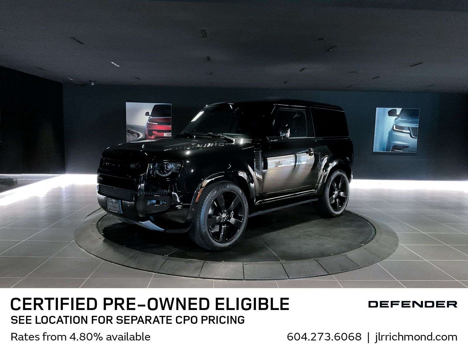 2025 Land Rover Defender V8 | Extended Black Exterior Pack | Tow Hitch Rece