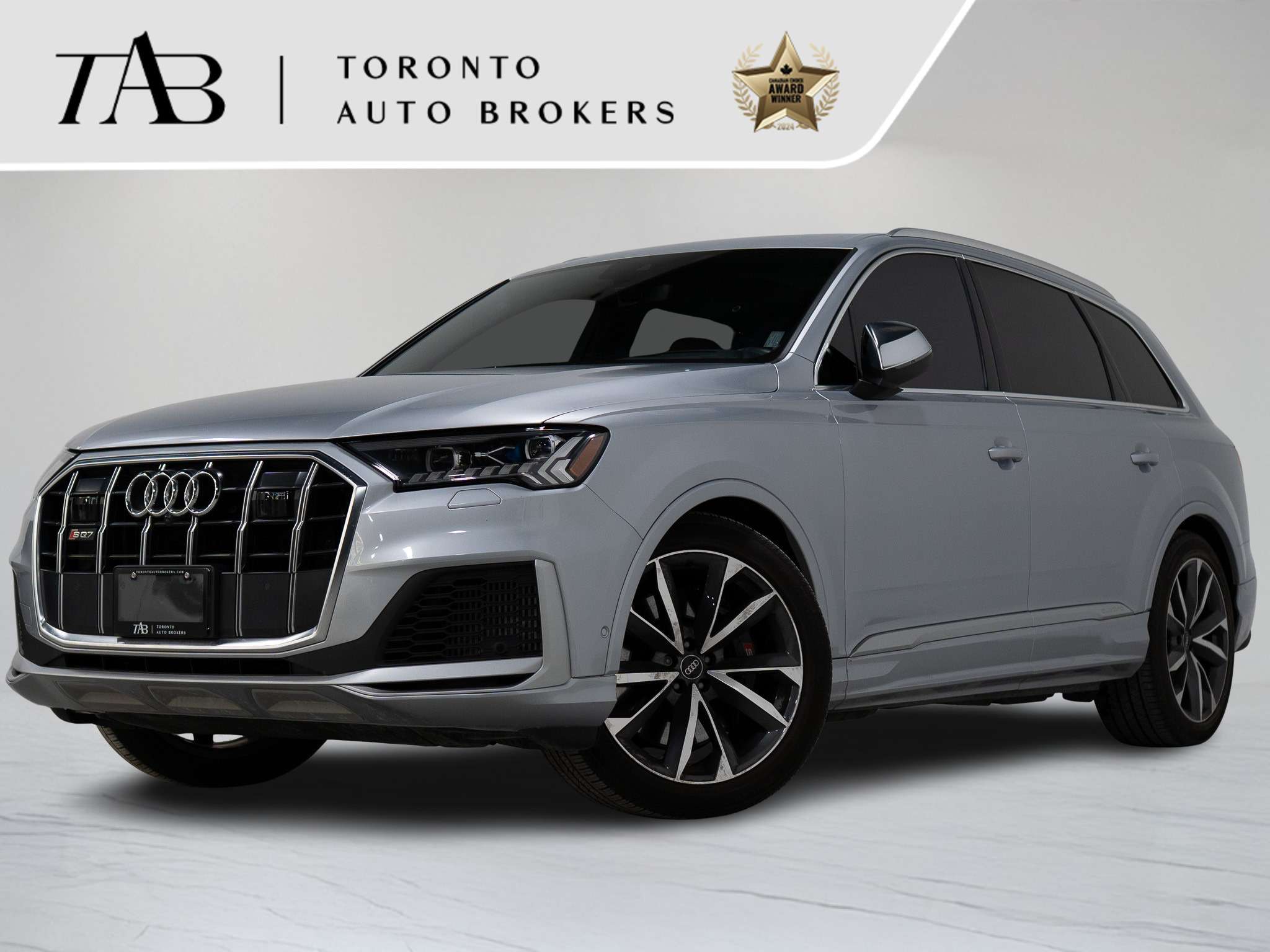 Silver 2021 Audi SQ7 SUV / Crossover All-Wheel Drive Automatic