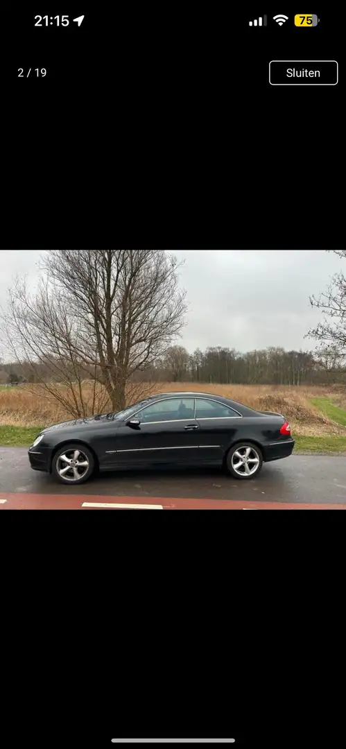 Mercedes-Benz CLK 200 K. Avantgarde Zwart - 2