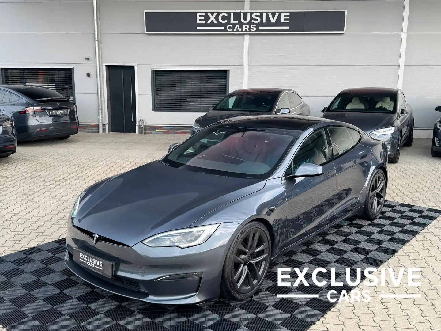 Tesla Model S MODEL S PALLADIUM MAXIMAL RANGE | ENHANCED AP | Grau - 1