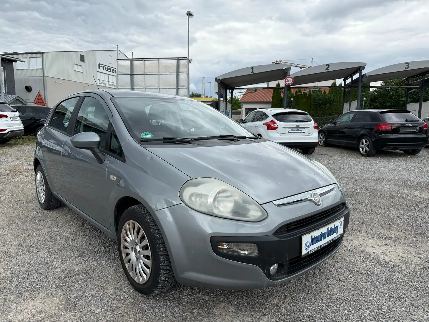 Fiat Punto Dynamic - 1. HAND - TÜV NEU - KLIMA - HAGELSCH. Gris - 1