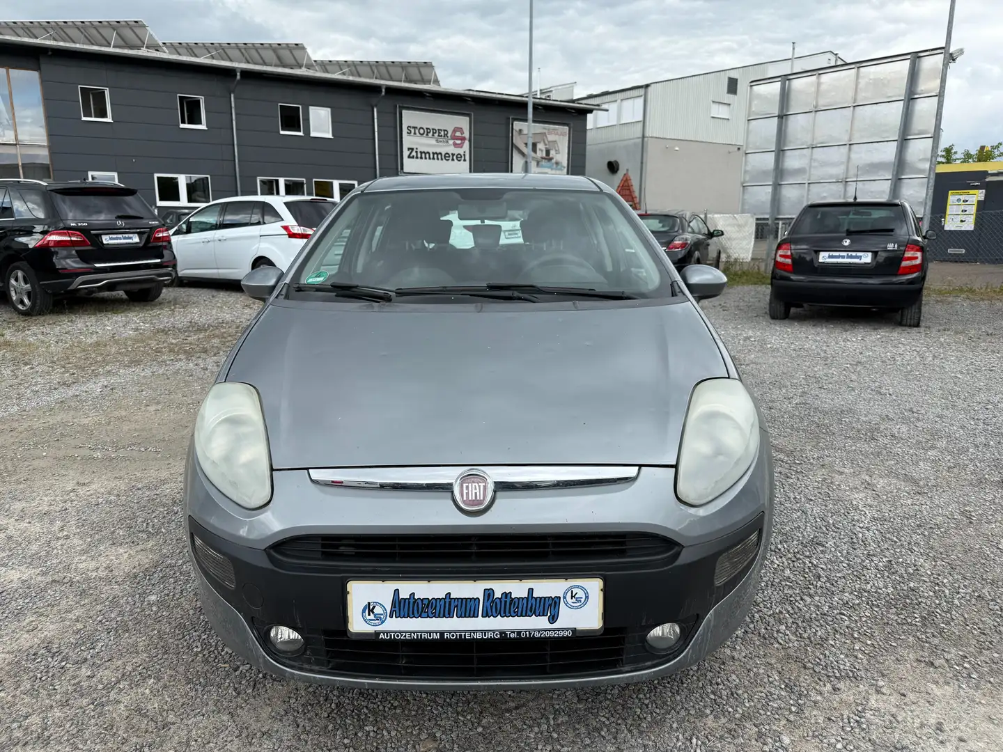 Fiat Punto Dynamic - 1. HAND - TÜV NEU - KLIMA - HAGELSCH. Gris - 2