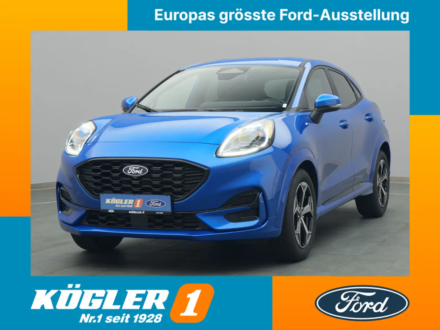 Ford Puma ST-Line 125PS/Winter-Paket/LED/PDC -18%* Bleu - 1