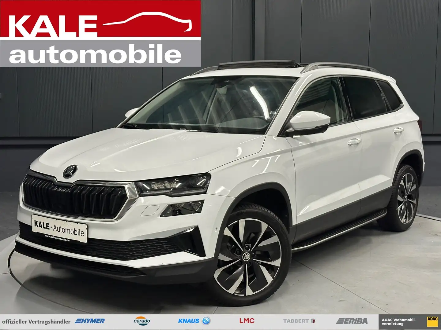 Skoda Karoq 2.0 TDI Style *TRITTBRETT*PANORAMA*LEDER*18Zoll* Weiß - 1
