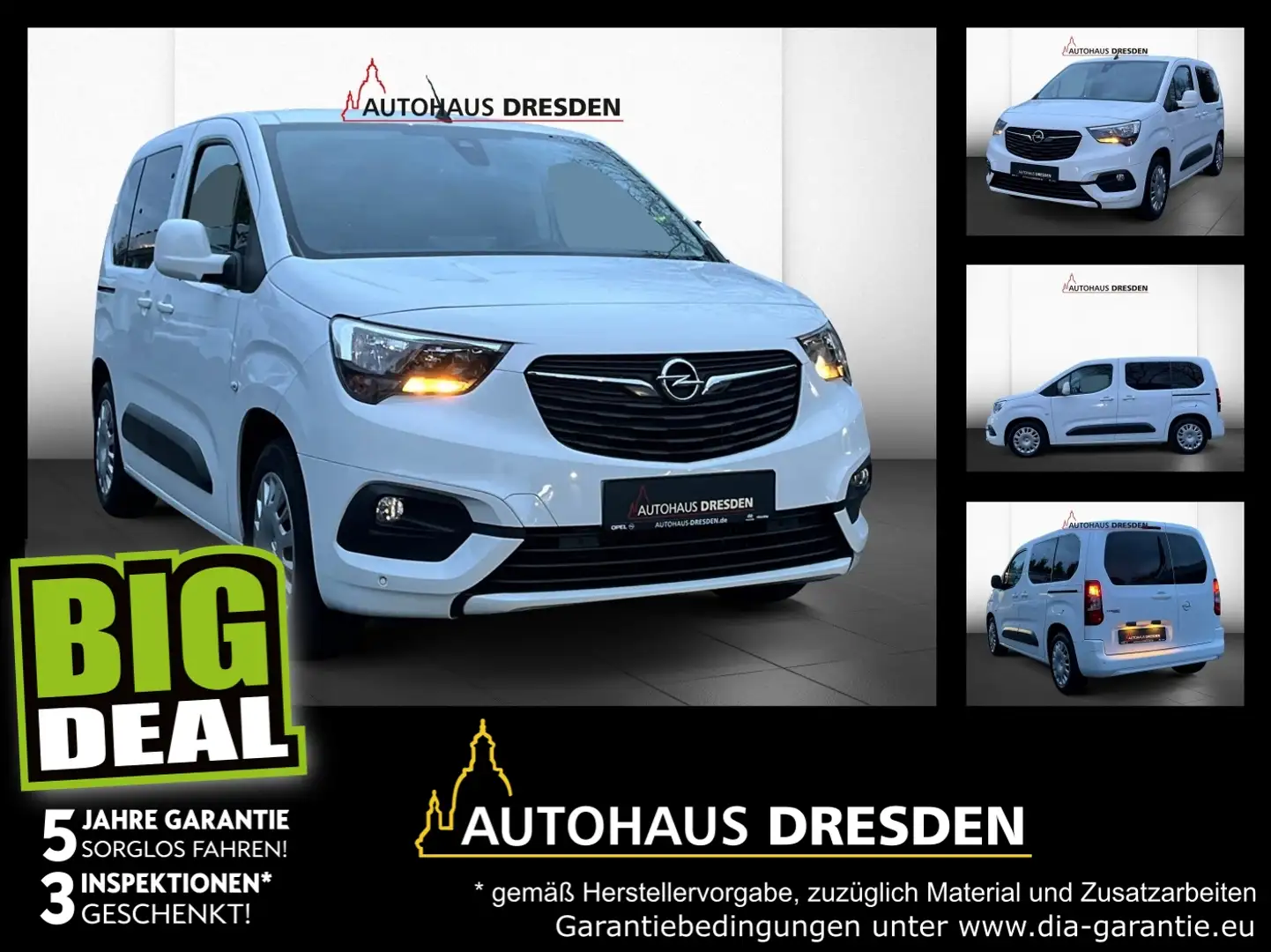 Opel Combo Life E 1.2 Turbo Edition PDC Fehér - 1