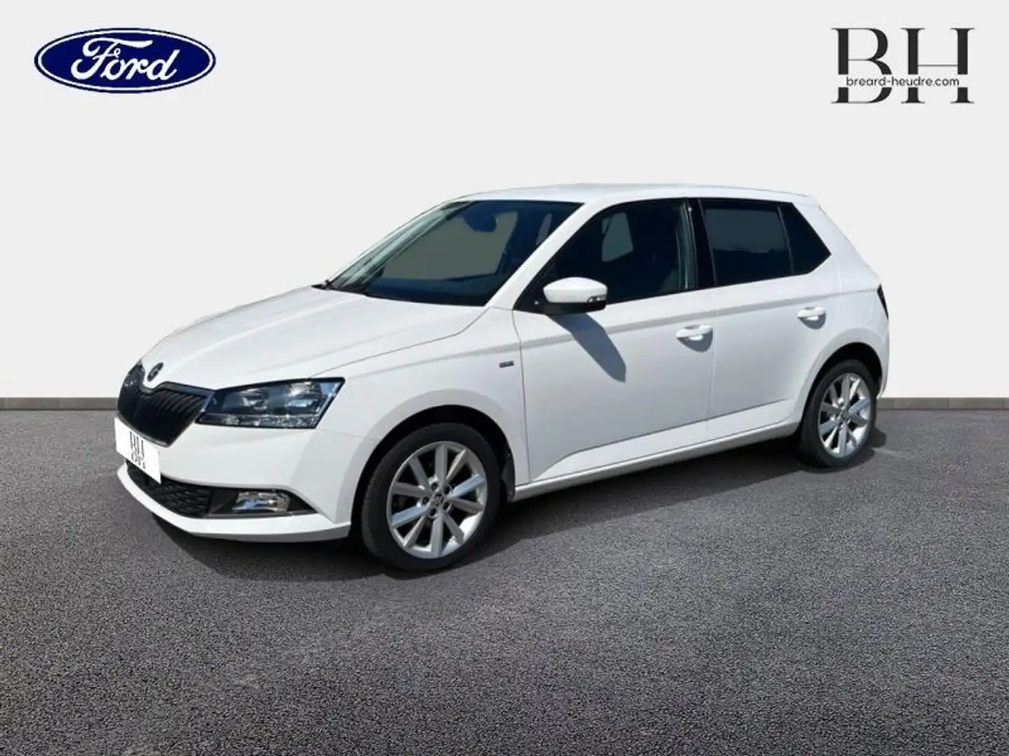 Skoda Fabia 1.0 MPI 75ch Clever Blanc - 1