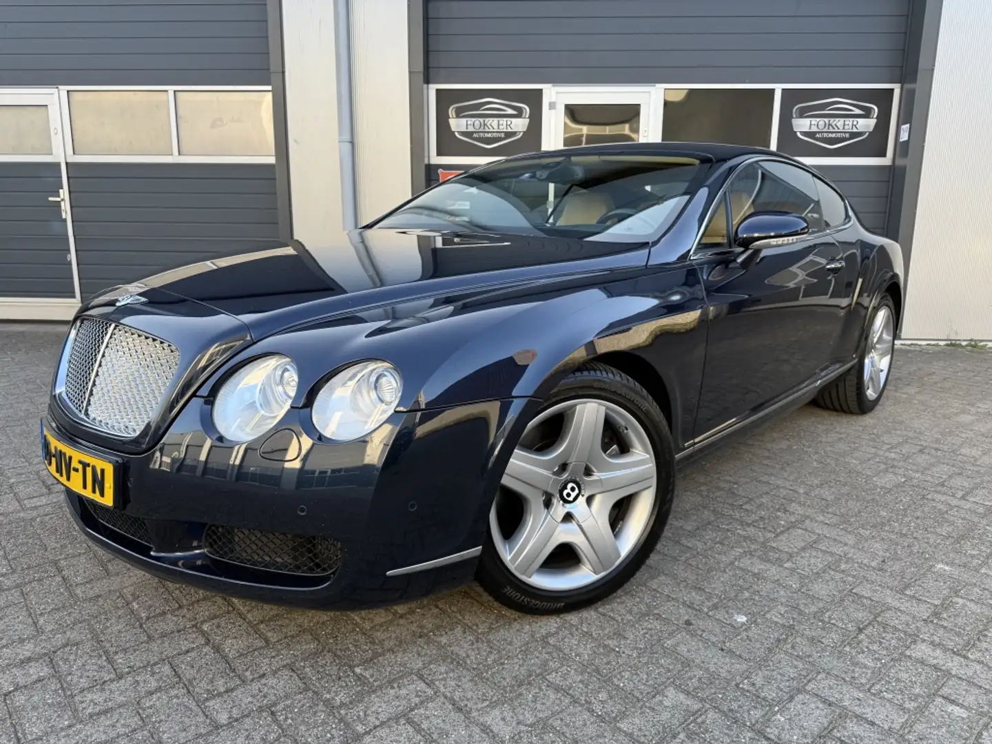 Bentley Continental GT 6.0 W12 NAP Youngtimer Luchtvering Massage PDC Lee Blauw - 1