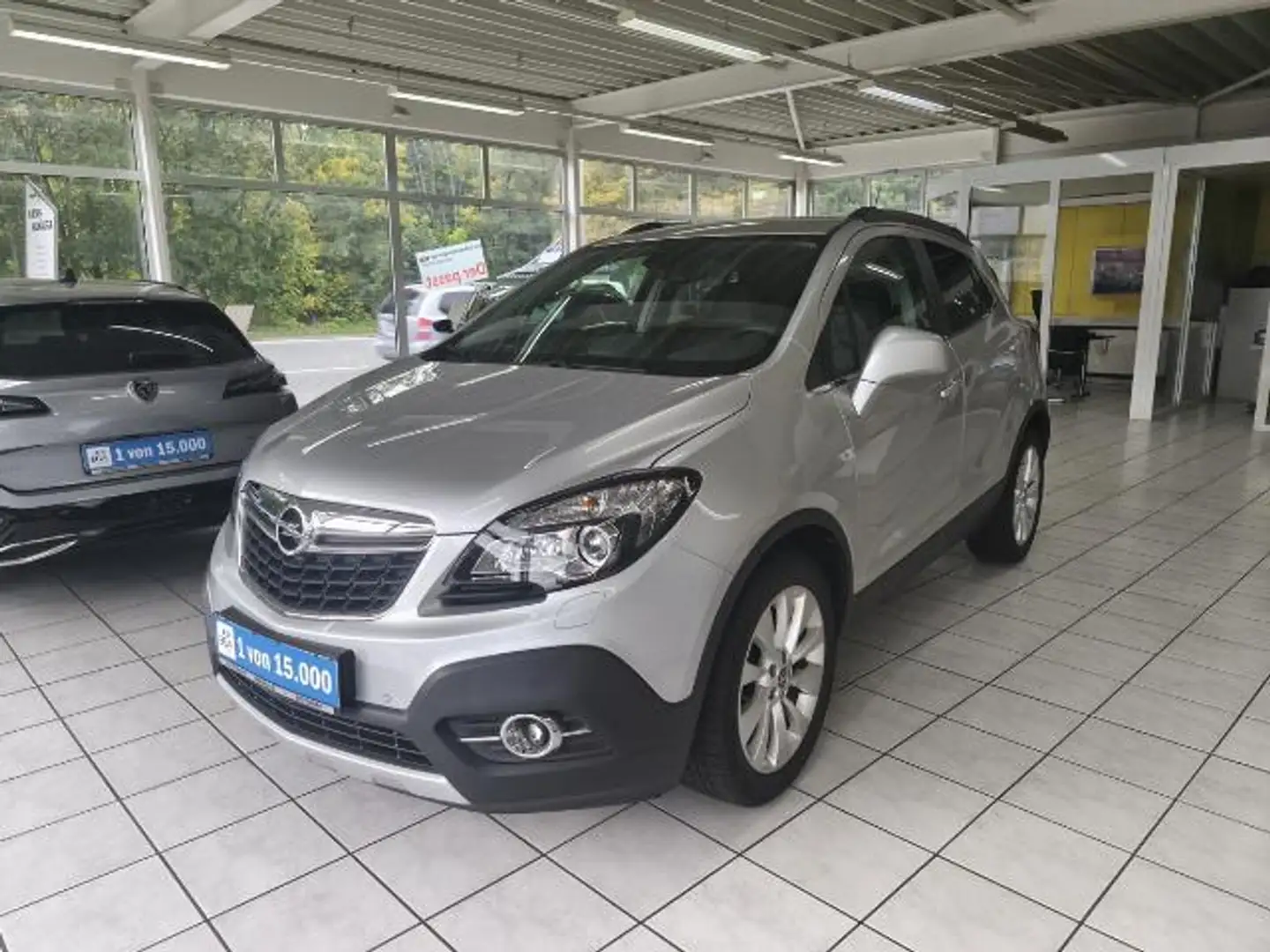 Opel Mokka 1.6 CDTI Innovation + 1.Hand + AHK + SD Silber - 1
