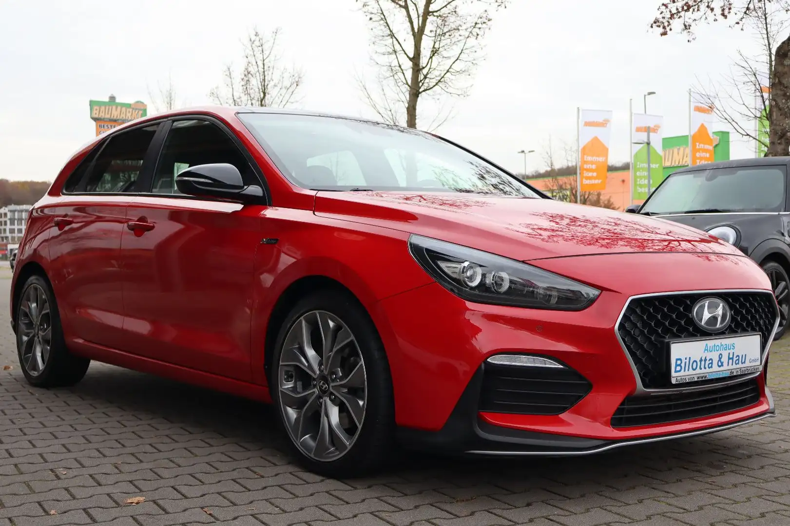 Hyundai i30 1.4 T-GDI N Line DCT !LED+Navi+Schiebedach! Rot - 2