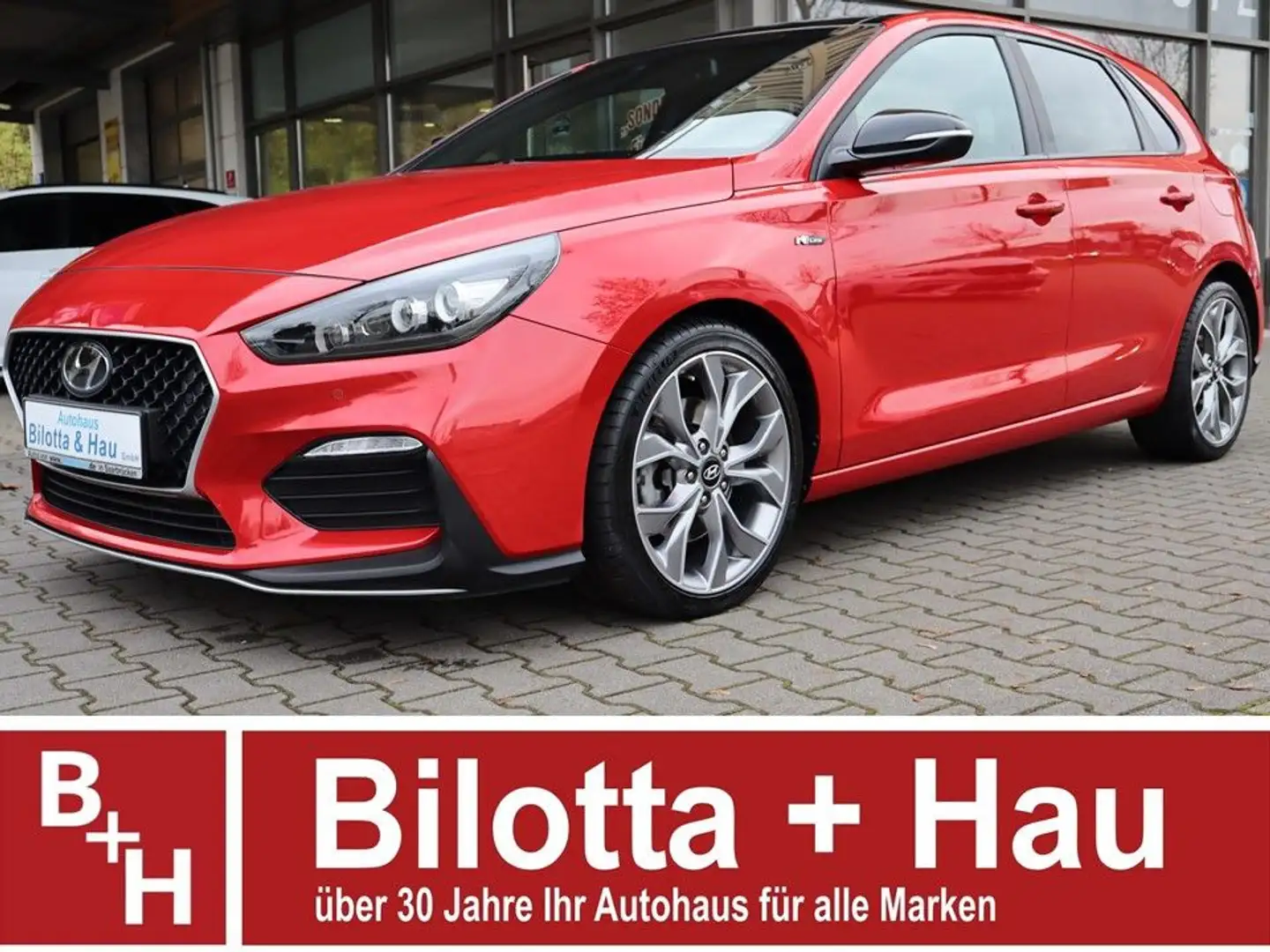 Hyundai i30 1.4 T-GDI N Line DCT !LED+Navi+Schiebedach! Rot - 1