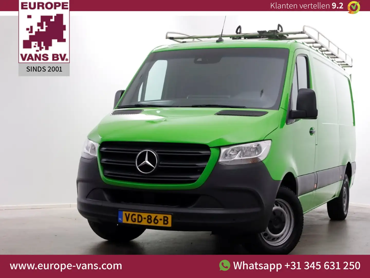 Mercedes-Benz Sprinter 316 CDI 163pk L2H1 RWD 7G Automaat Navi/Camera/Inr Groen - 1