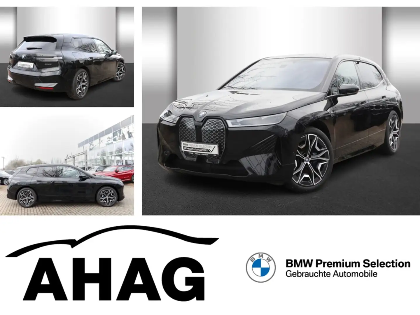BMW iX xDrive50 Sportpaket Klimaaut. AHK Soft-Close Schwarz - 1