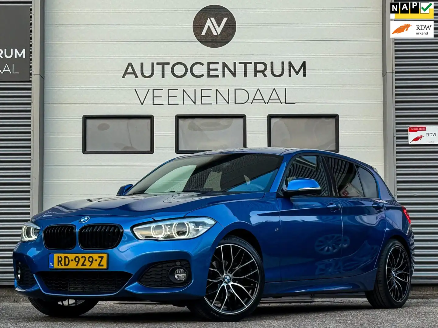 BMW 118 1-serie 118d Executive 3X M-SPORT AUT H&K/LED/NL A Bleu - 1