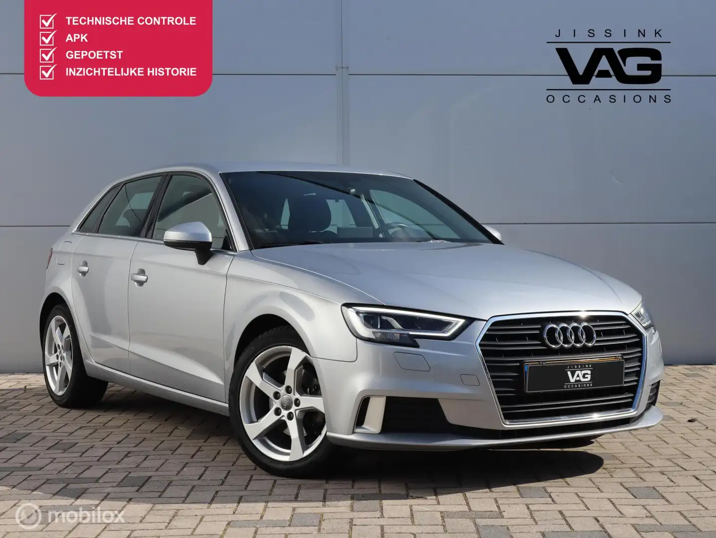Audi A3 Sportback 1.0 TFSI Sportstoelen LED PDC Airco Crui Grigio - 1