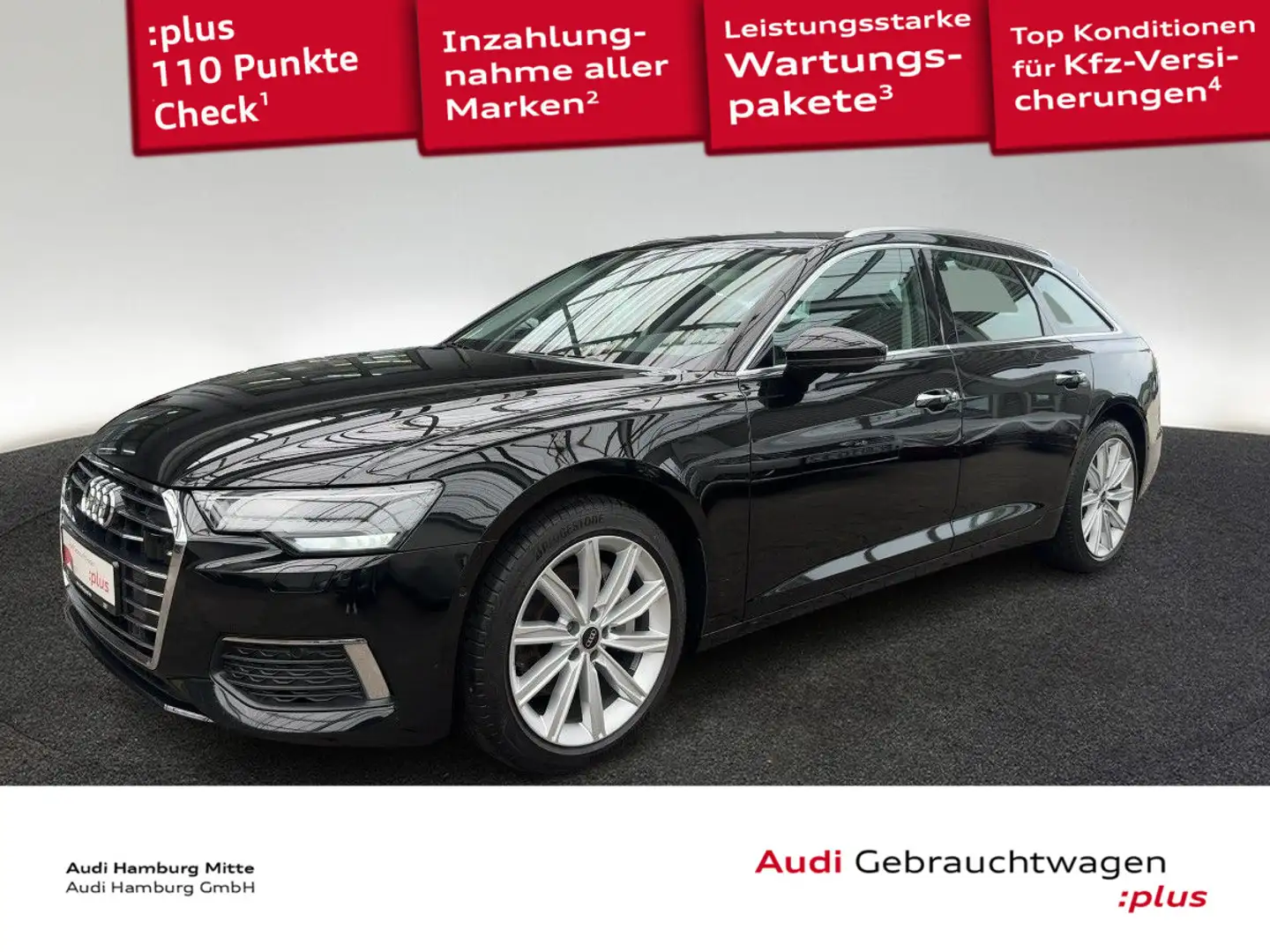 Audi A6 45 TFSI design S tronic Sitzhzg Kamera Noir - 1