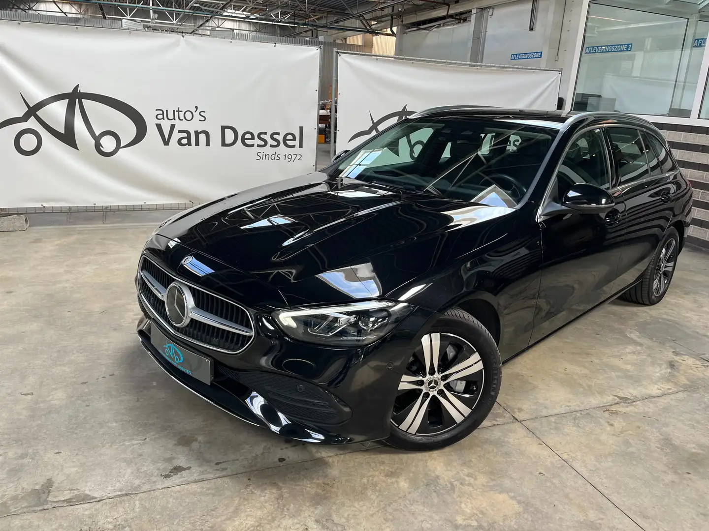 Mercedes-Benz C 300 Break PHEV de Leder Navi LED ACC Zwart - 1
