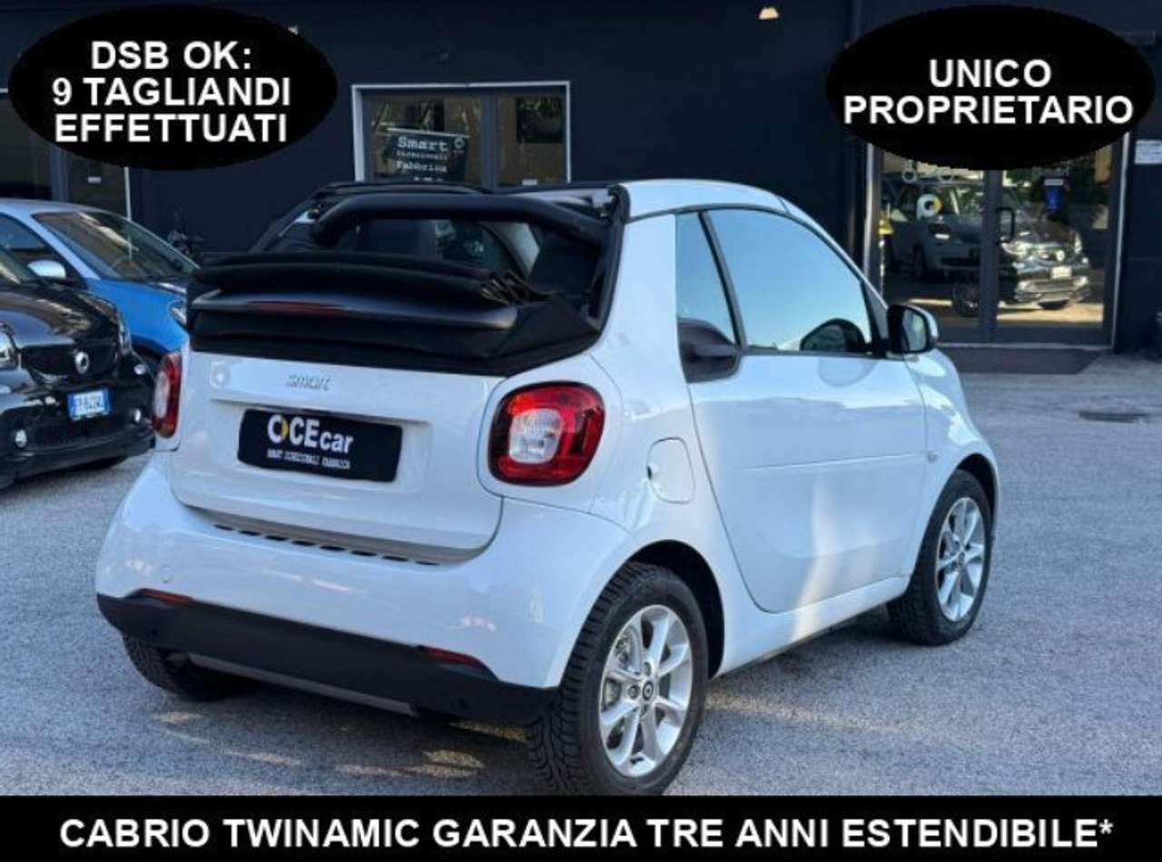 smart forTwo Cabrio 1.0 PASSION TWINAMIC+UNICO PROPR.+TUTTI I TAGL.