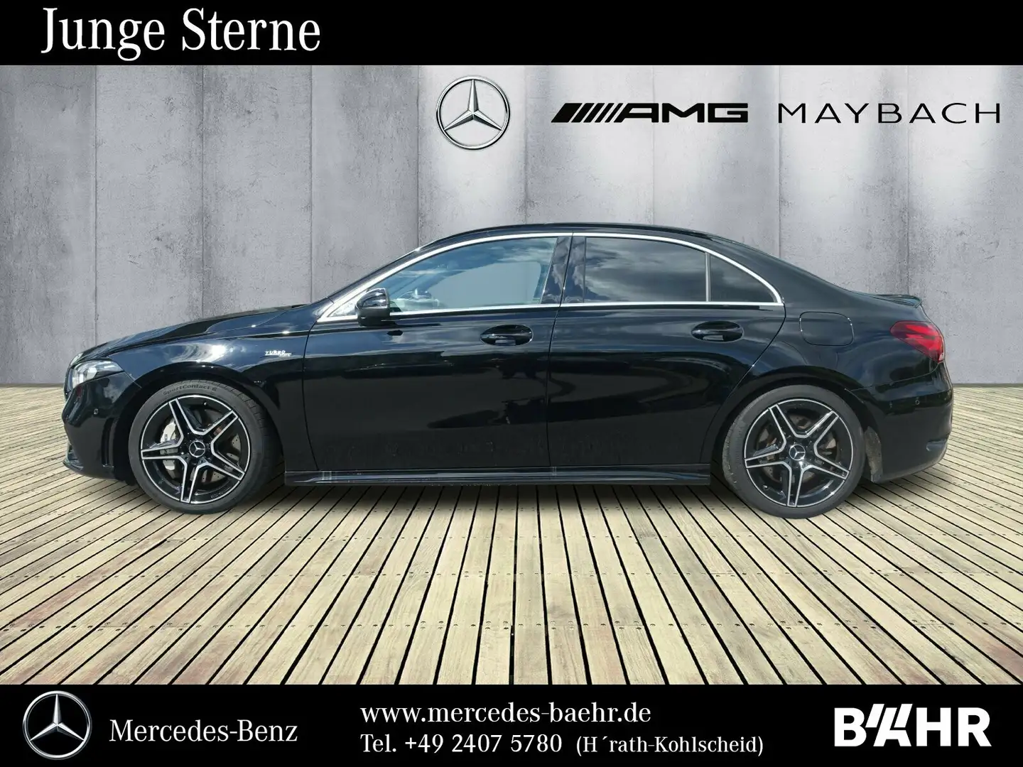 Mercedes-Benz A 35 AMG A 35 AMG 4M limo MBUX/Burmester/360°/Totwinkel Schwarz - 2