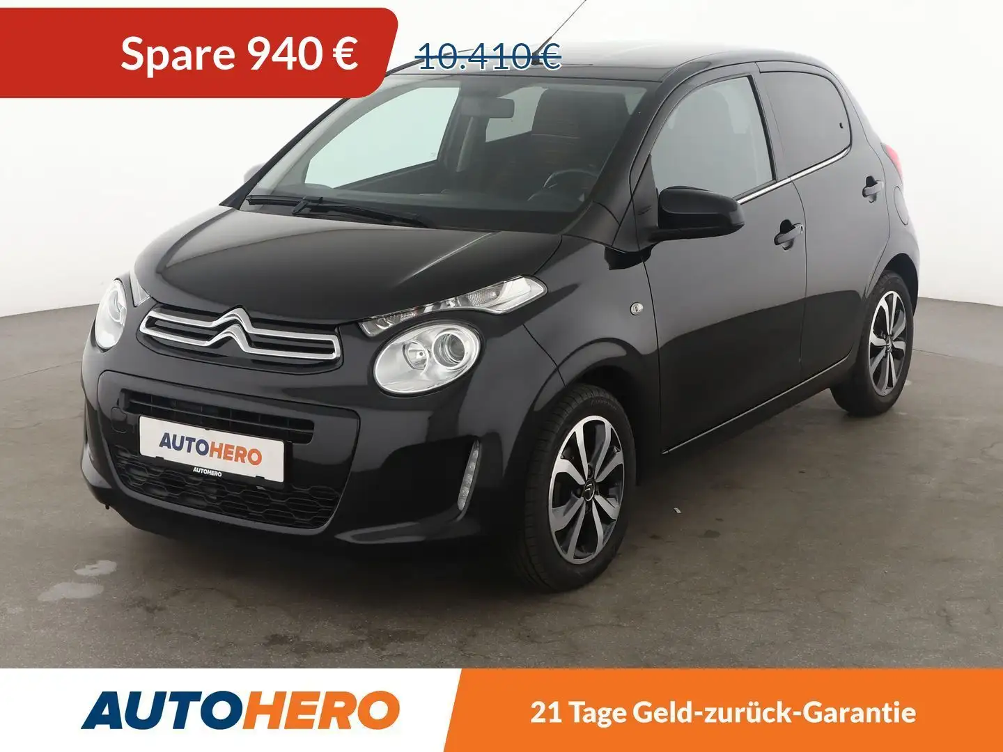 Citroen C1 1.0 VTi Shine *CAM*SHZ*KLIMA* Schwarz - 1