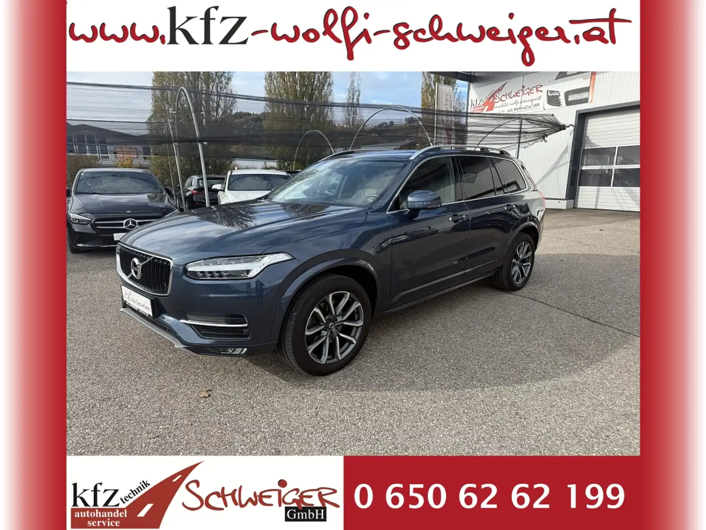 Volvo XC90 D5 AWD Momentum Gris - 1
