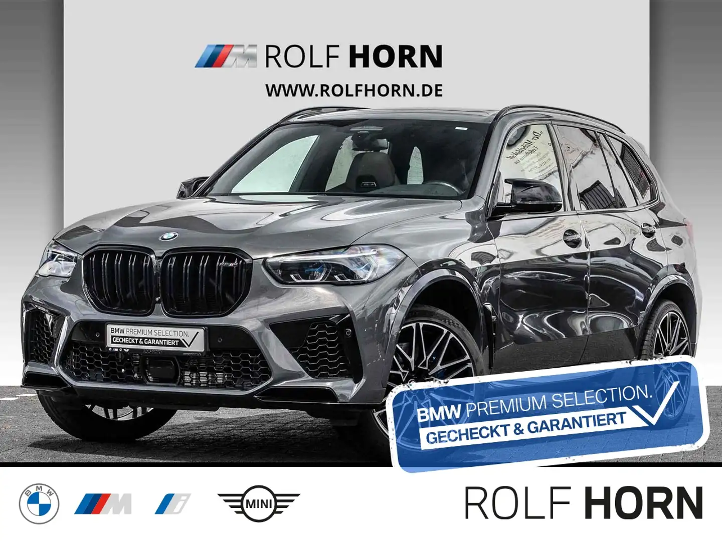 BMW X5 M Competition Navi Pano AHK Driverp. Laser Grijs - 1