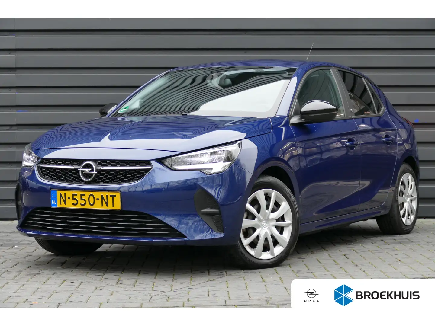 Opel Corsa-e EV 136PK 50KWH 5-DRS EDITION AUTOMAAT / NAVI / CLI Blauw - 1