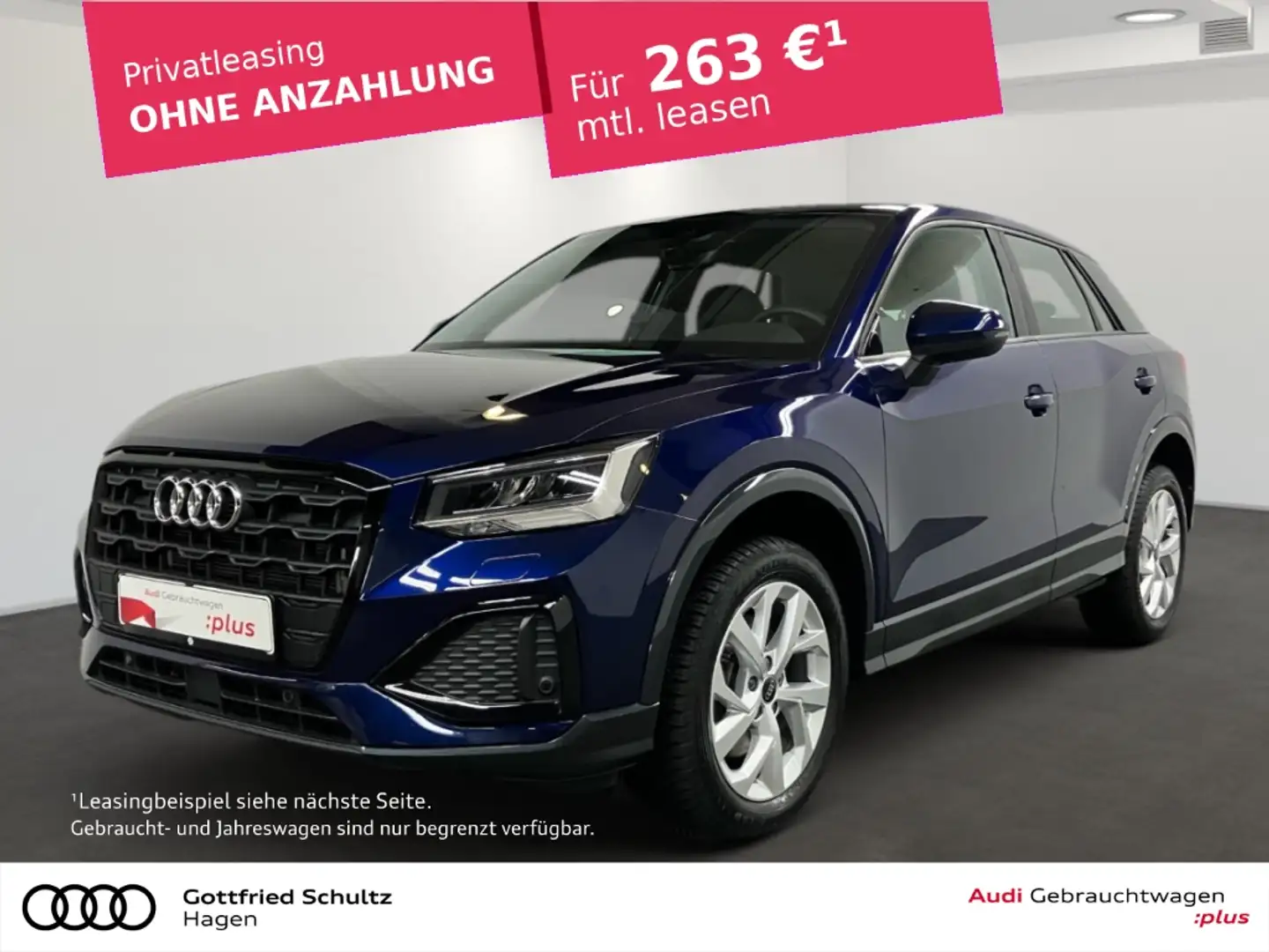 Audi Q2 35 TDI S-tronic LED NAV ACC KAMERA advanced Blau - 1
