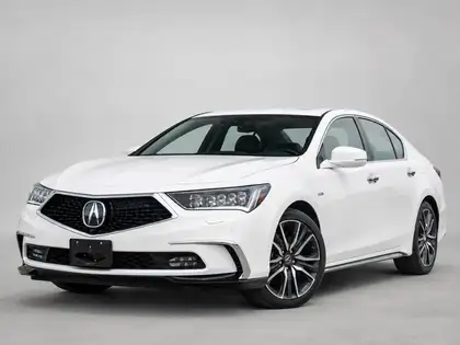 White 2020 Acura RLX Sedan Front-Wheel Drive Automatic