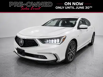 White 2020 Acura RLX Sedan Front-Wheel Drive Automatic