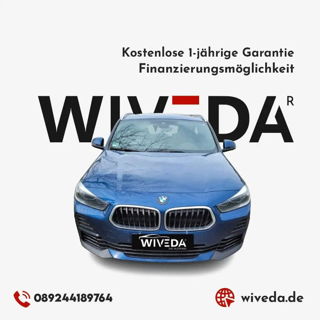 BMW X2 xDrive 20d Advantage Plus Aut. LED~ACC~KAMERA Blue - 1