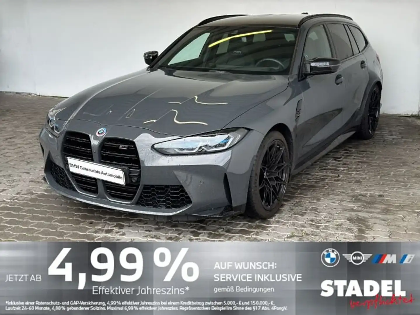 BMW M3 Competition M xDrive Navi.Laser.360°.KomfZg Grau - 1