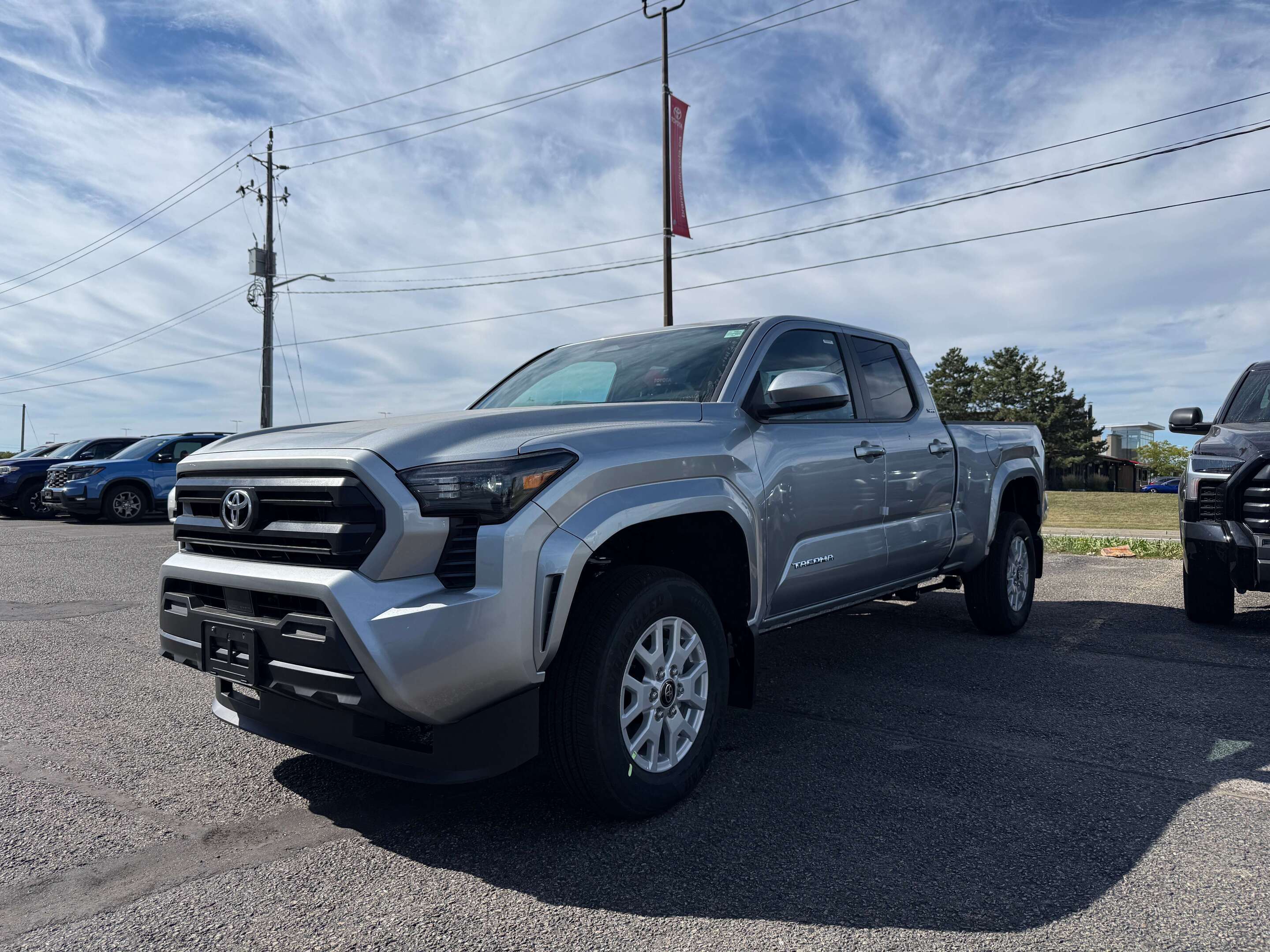 Silver 2026 Toyota Tacoma Pickup Truck  8-Speed Automatic
