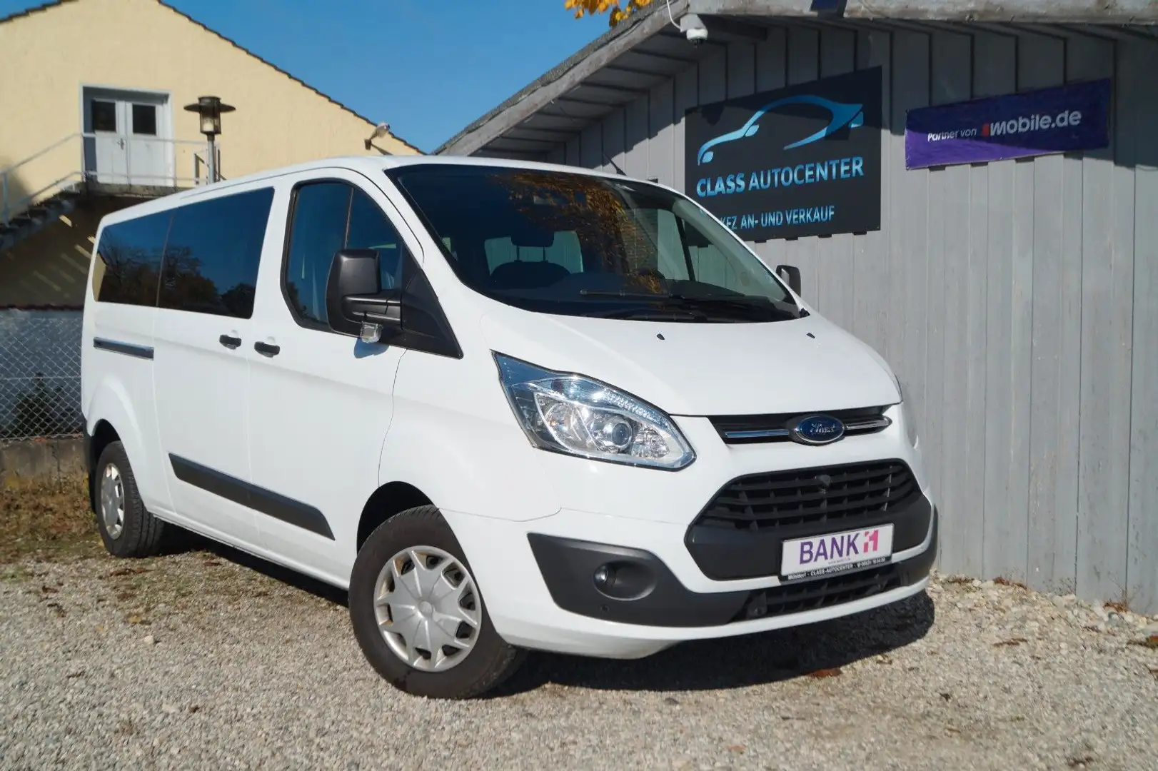 Ford Transit Custom L2| 2. Hand|9-Sitzer|AHK|Tempomat Weiß - 1