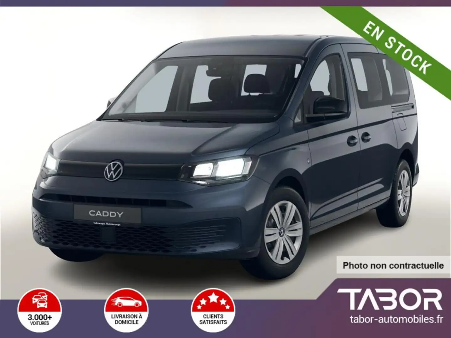 Volkswagen Caddy Maxi 2.0 TDI 102 Ready2D cam Bleu - 1