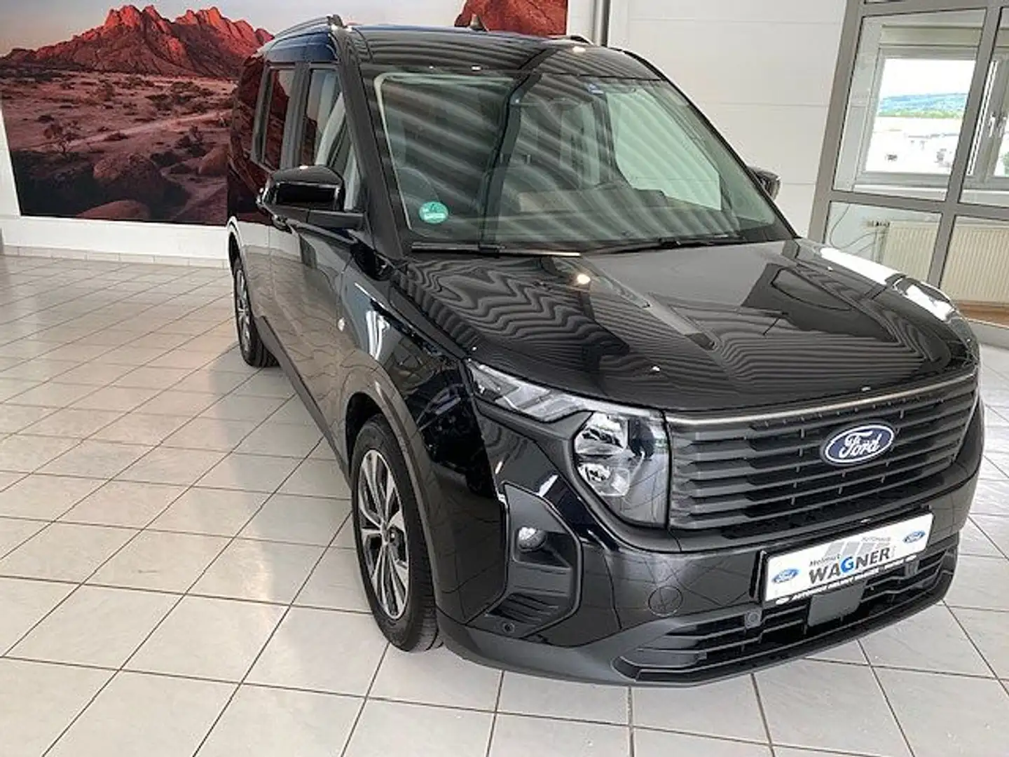 Ford Tourneo Courier 1.0 TITANIUM/iACC/TWA/RFK/17 Czarny - 1