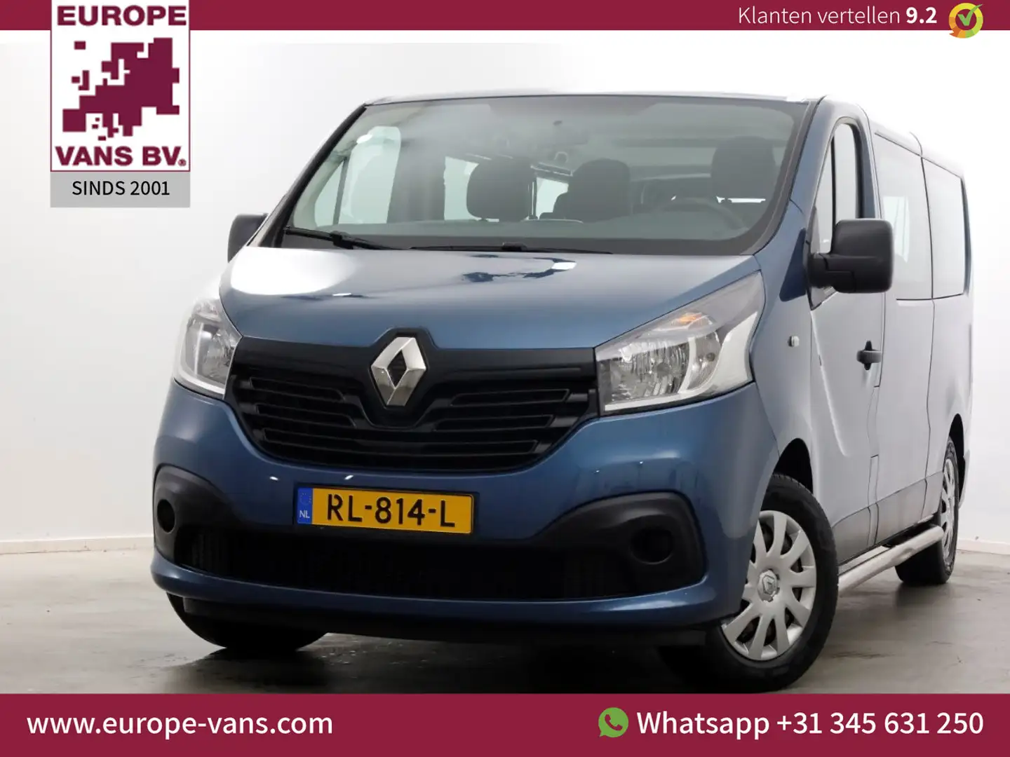 Renault Trafic Passenger 1.6 dCi 125pk E6 L2H1 Personenbus Incl B Blauw - 1