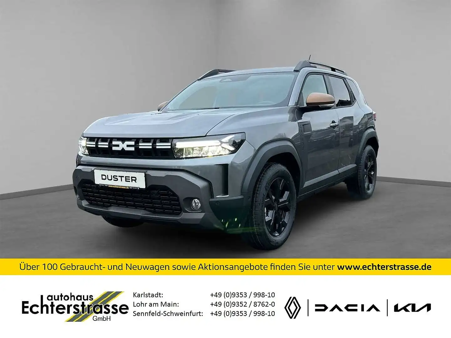 Dacia Duster Extreme mild hybrid 140 +SHZ+360° Gris - 1