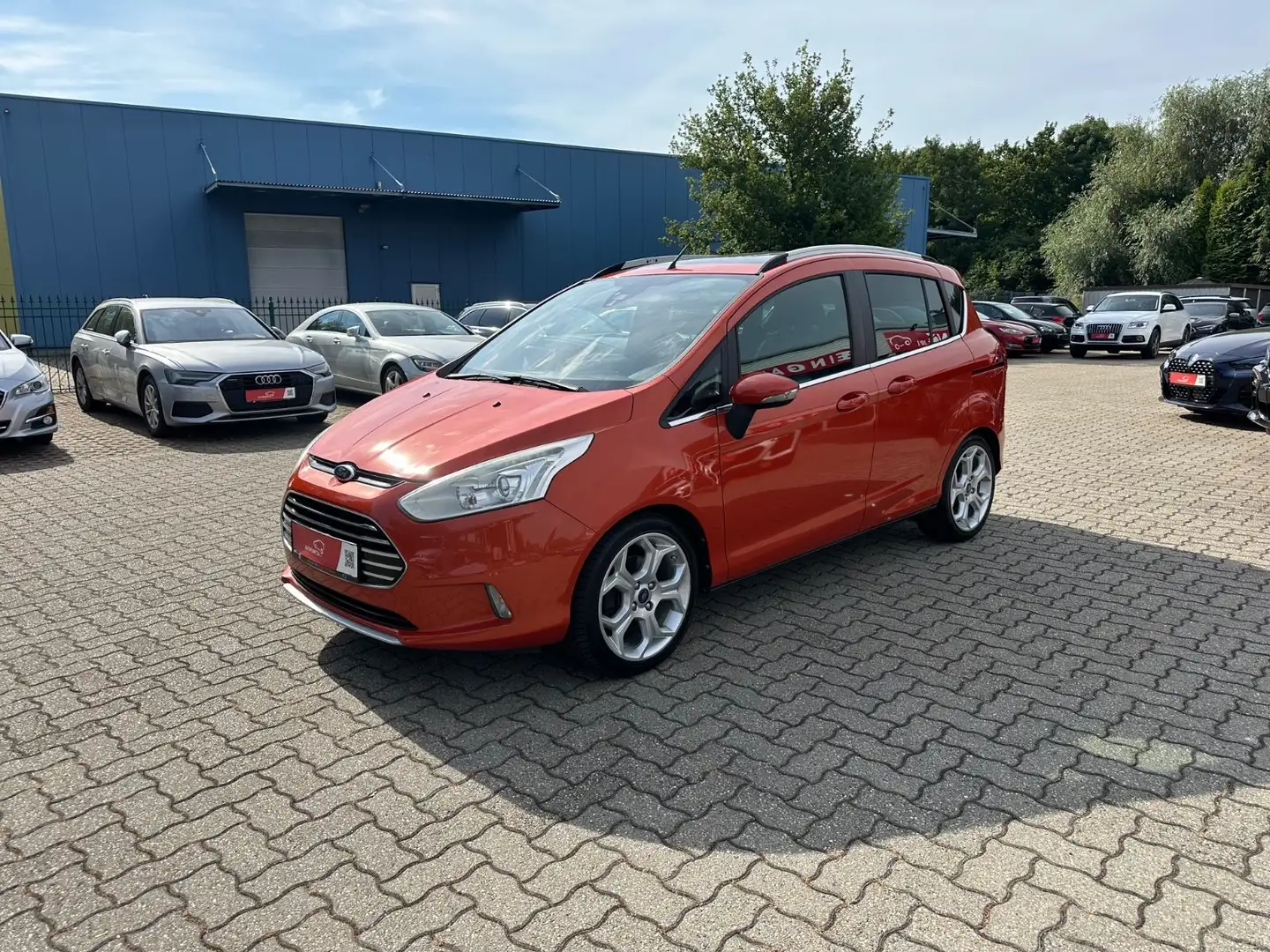 Ford B-Max 1,0 EcoB. NAVI Pano LEDER Kam AHK 17" Orange - 1