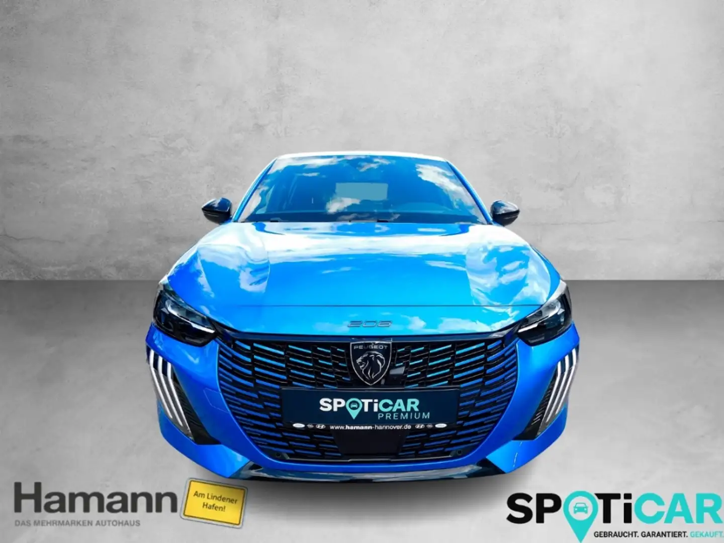 Peugeot 208 Hybrid 136 GT 1.2 2x Kamera Navi Ganzjahresreifen Blau - 2