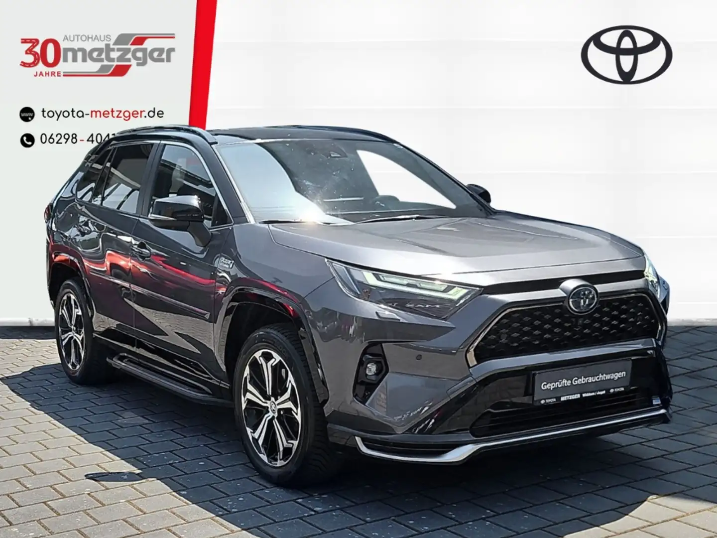 Toyota RAV 4 2.5 Plug-in Hybrid 4x4  +AHK-abnehmbar +Navi +Lede Grijs - 1