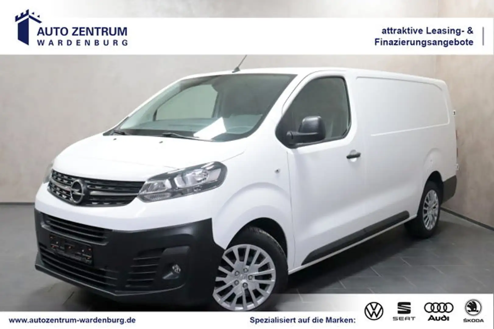 Opel Vivaro Kasten Edition L (L3) 3-Sitzer PDC LEDER Weiß - 1