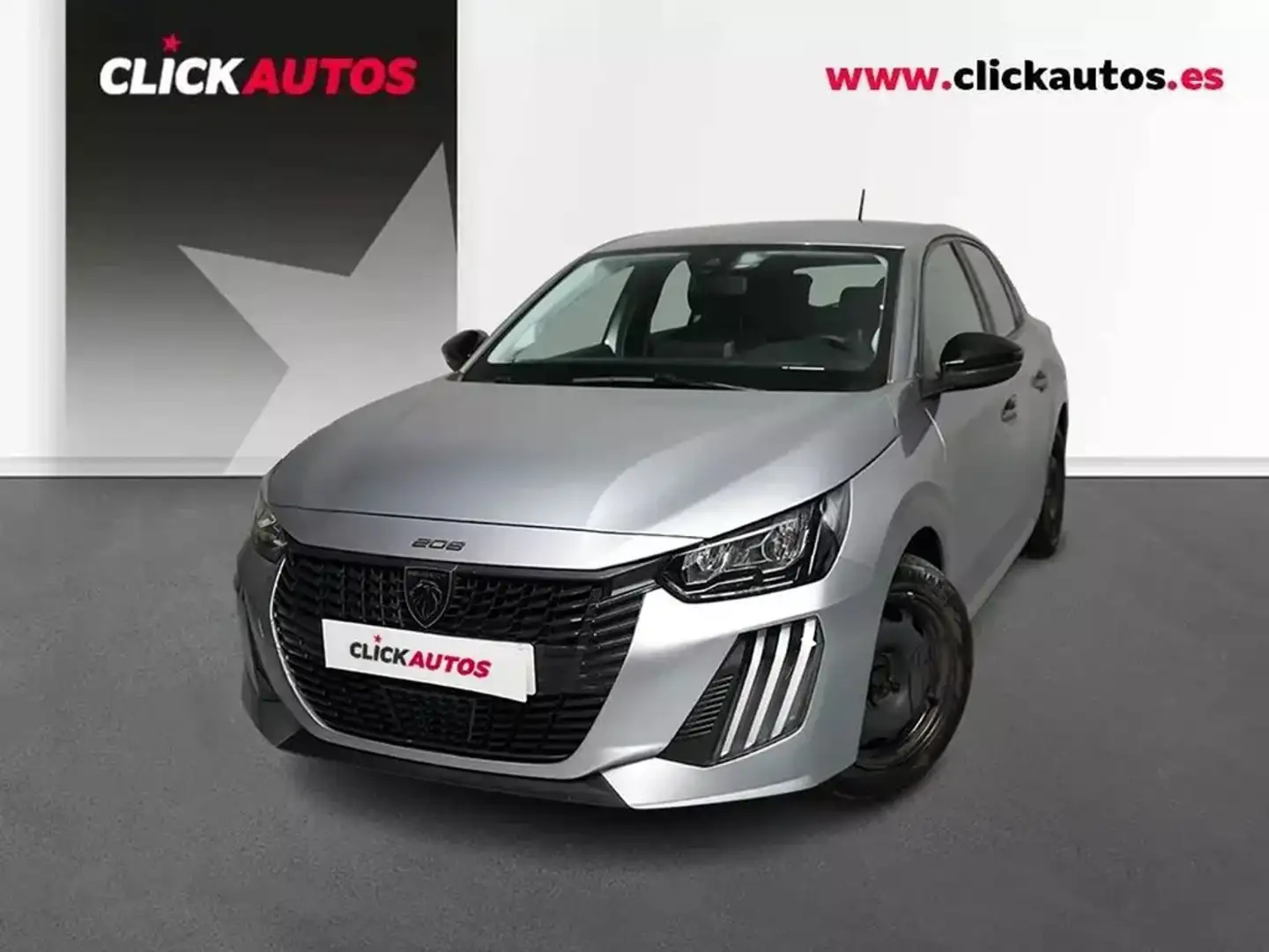 Peugeot 208 1.2 Puretech 100CV Active Grijs - 1