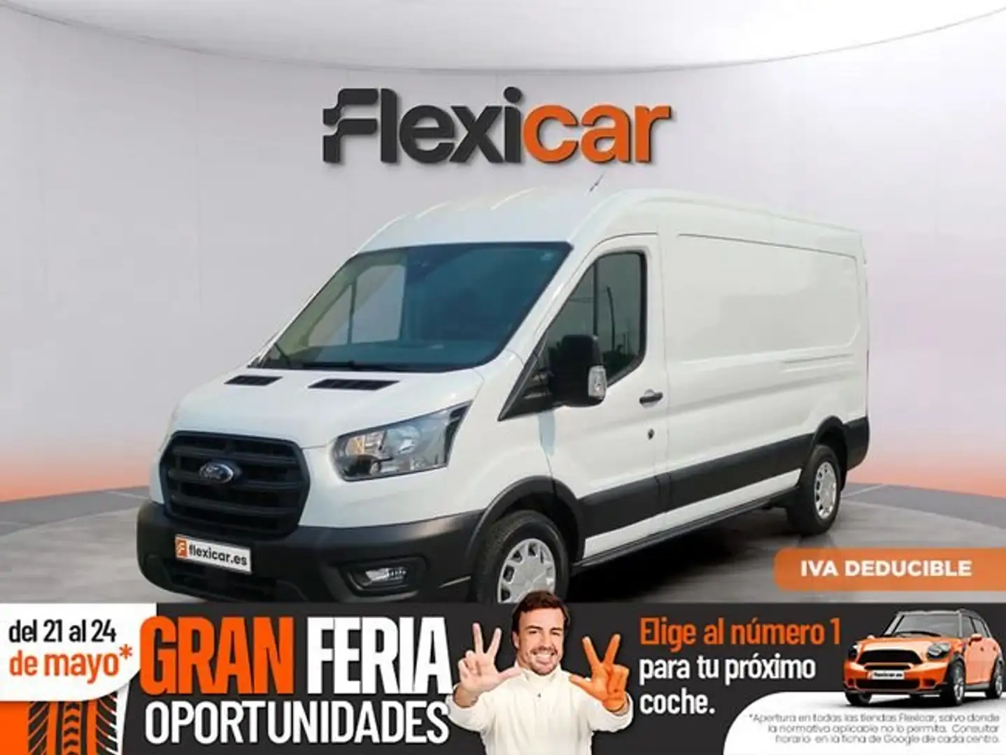 Ford Transit ECOBLUE+HYBRID+2.0+131Cv Blanco - 1