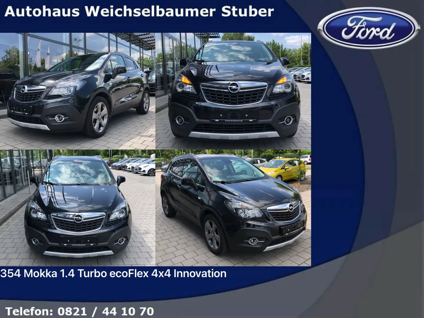 Opel Mokka 354 Mokka 1.4 Turbo ecoFlex 4x4 Innovation Noir - 1