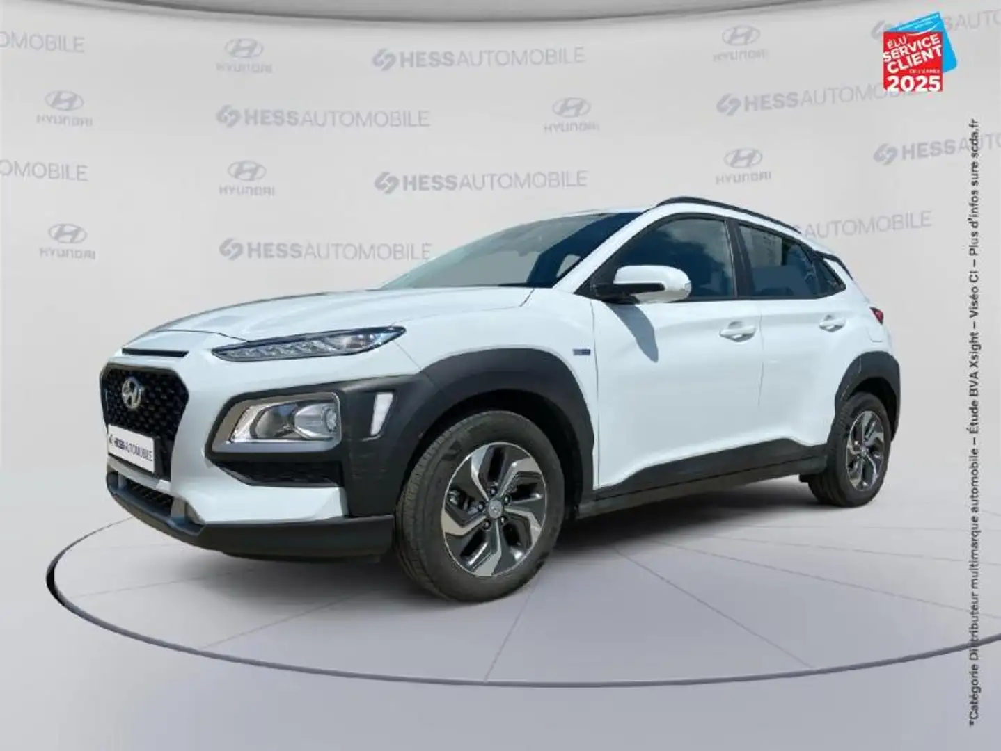 Hyundai KONA 1.6 GDi 141ch Hybrid Intuitive DCT-6 Camera Blanc - 1