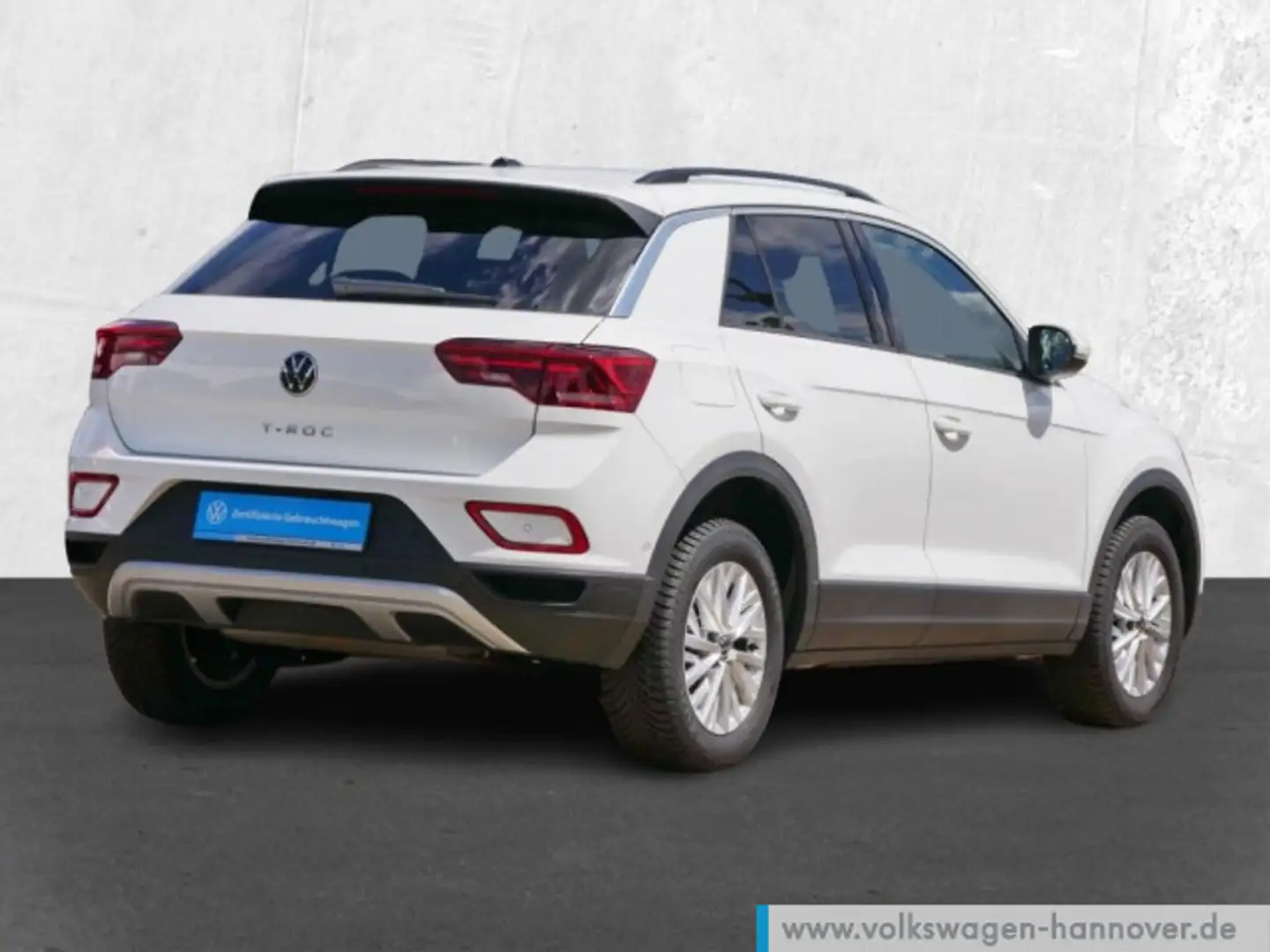 Volkswagen T-Roc 1.0 TSI Life Navi LED DigCockpit PDC SHZ Weiß - 2