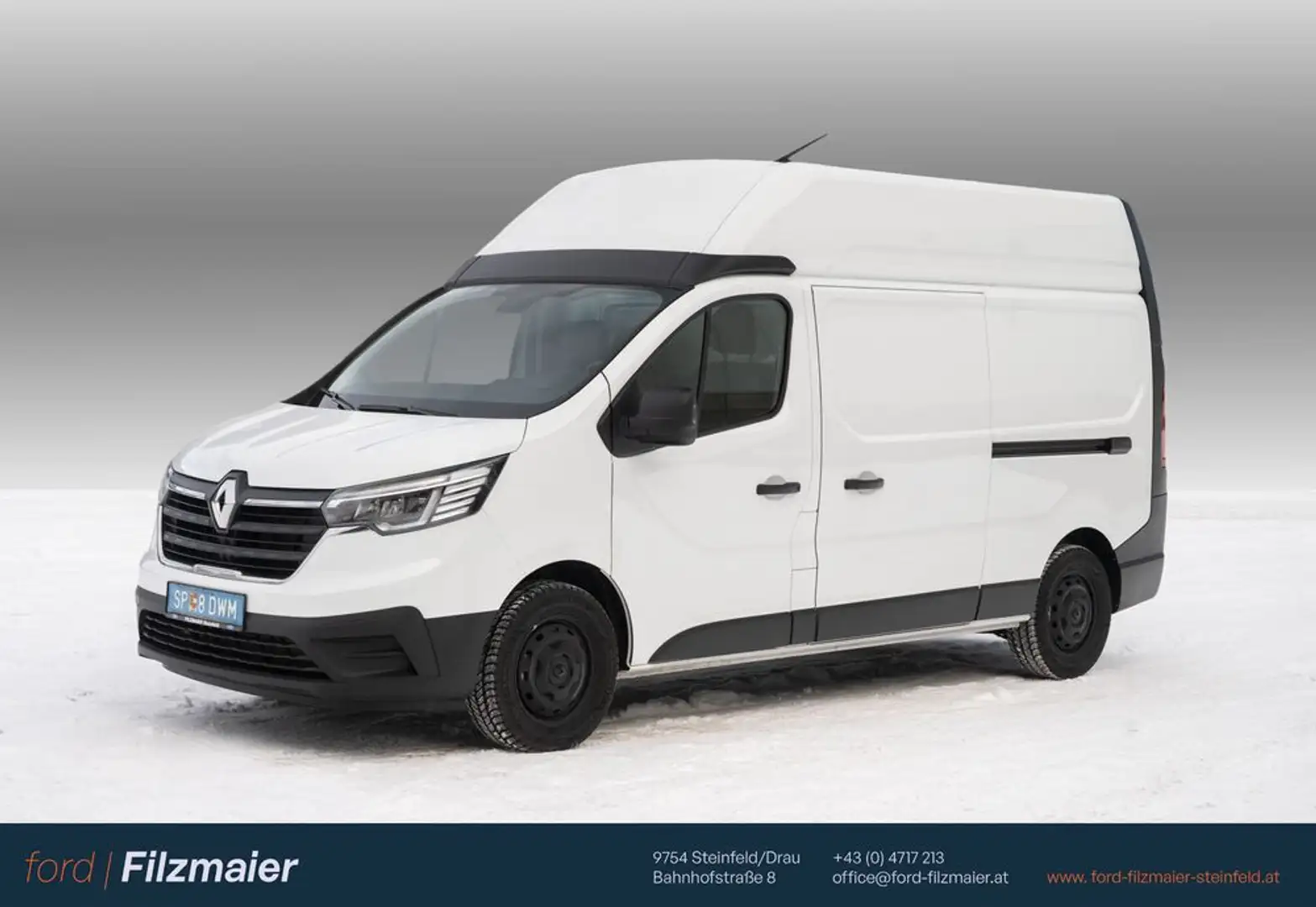 Renault Trafic L2H2 3,0t Weiß - 1