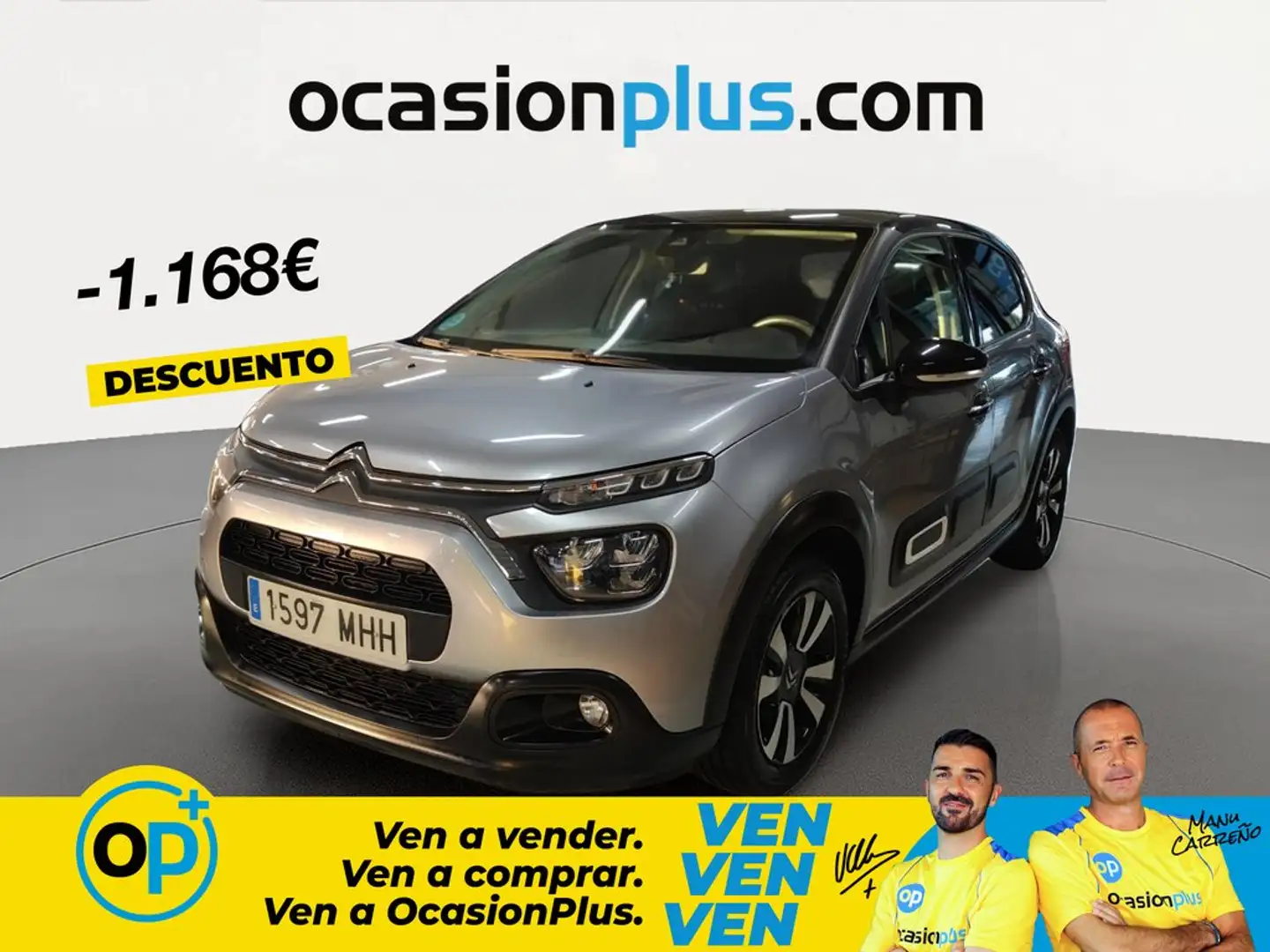 Citroën C3 1.2 PureTech S&S Shine EAT6 110 Gris - 1