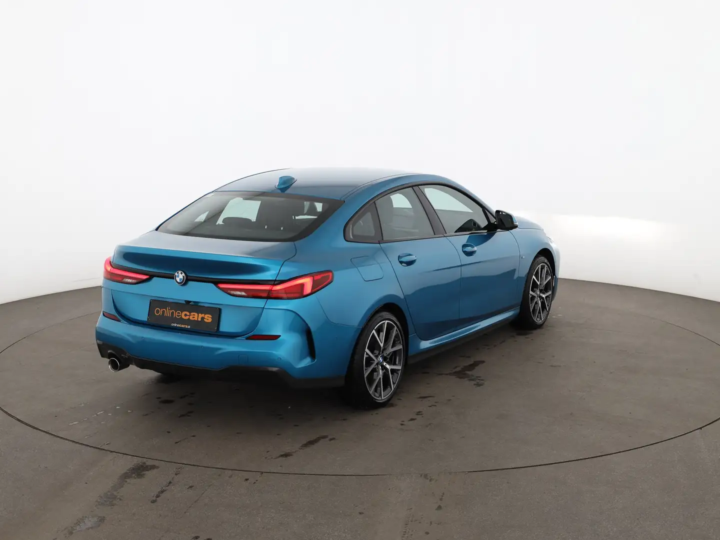 BMW 218 i Gran Coupe M-Sport Aut LED AHK RADAR LEDER Blau - 2