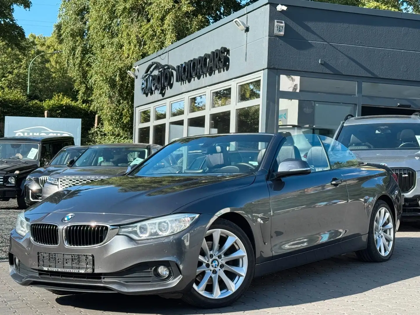 BMW 420 d Cabrio Aut. - 2 Hand - Leder - Navi /// Grigio - 1